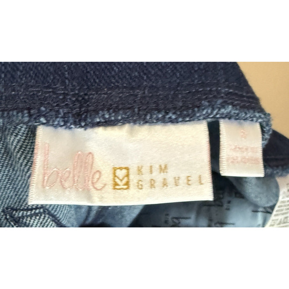 Kim Gravel Belle Women’s Shorts Denim Dark Indigo Size 6 Stretch Comfy - Picture 4 of 7